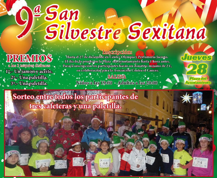 Almuñécar  prepara para celebrar la IX  Carrera San Silvestre Solidaria el día 28